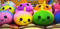 RAINBOW AND UNICORN DUMPLINGS IN THEIR STEAMER - THESE ARE GREAT COLORS!!! sensory toy