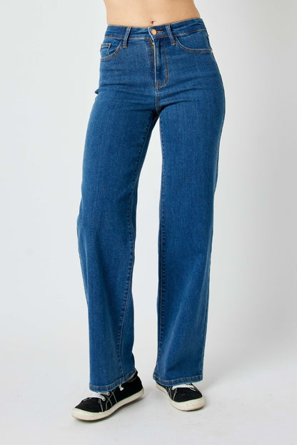 Judy Blue Full Size High Rise Straight Jeans