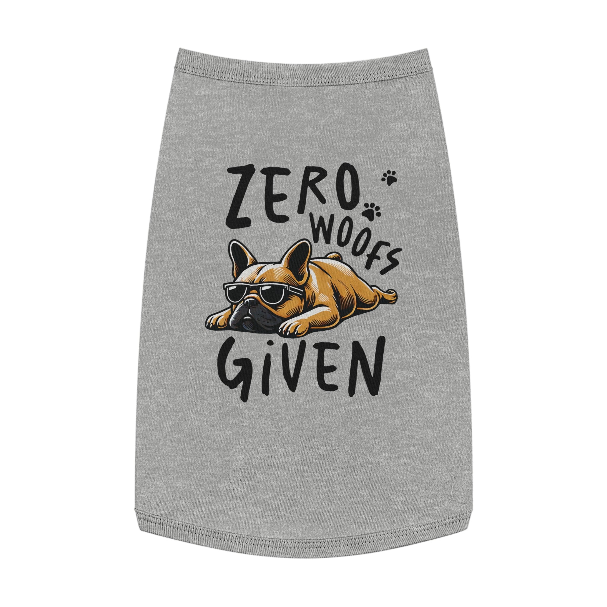 DOG TANK - "ZERO WOOFS GIVEN" PET TANK TOP Pets