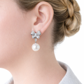 PEARL BOW EARRINGS Earrings