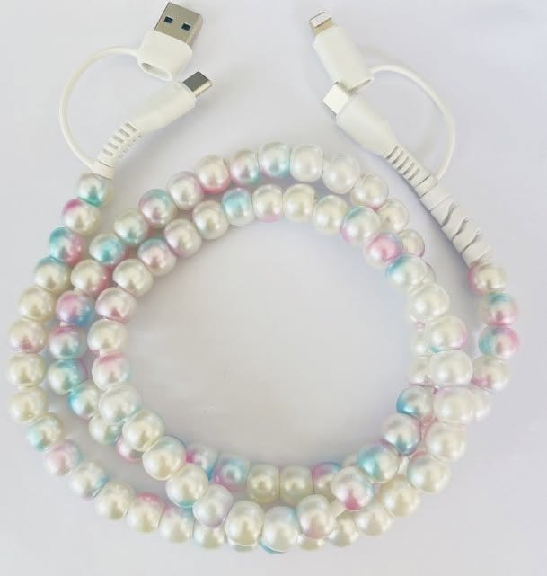 BEADED 4-IN-1 FAST CHARGING CABLE - SO MANY TO CHOOSE FROM Car Charger