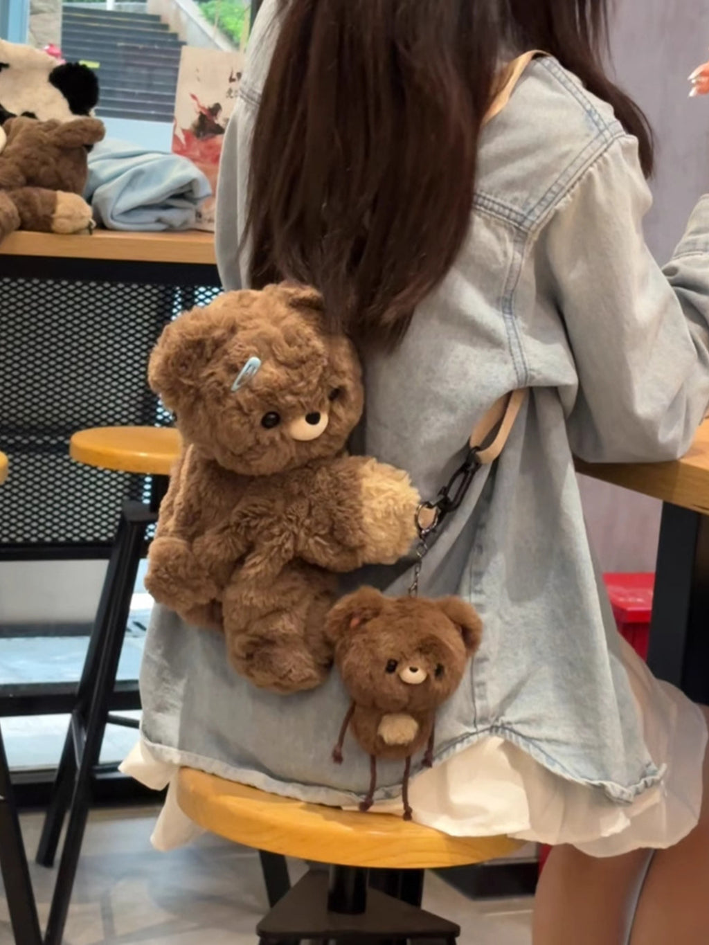 PLUSH TEDDY BEAR BACKPACK BAG Backpack