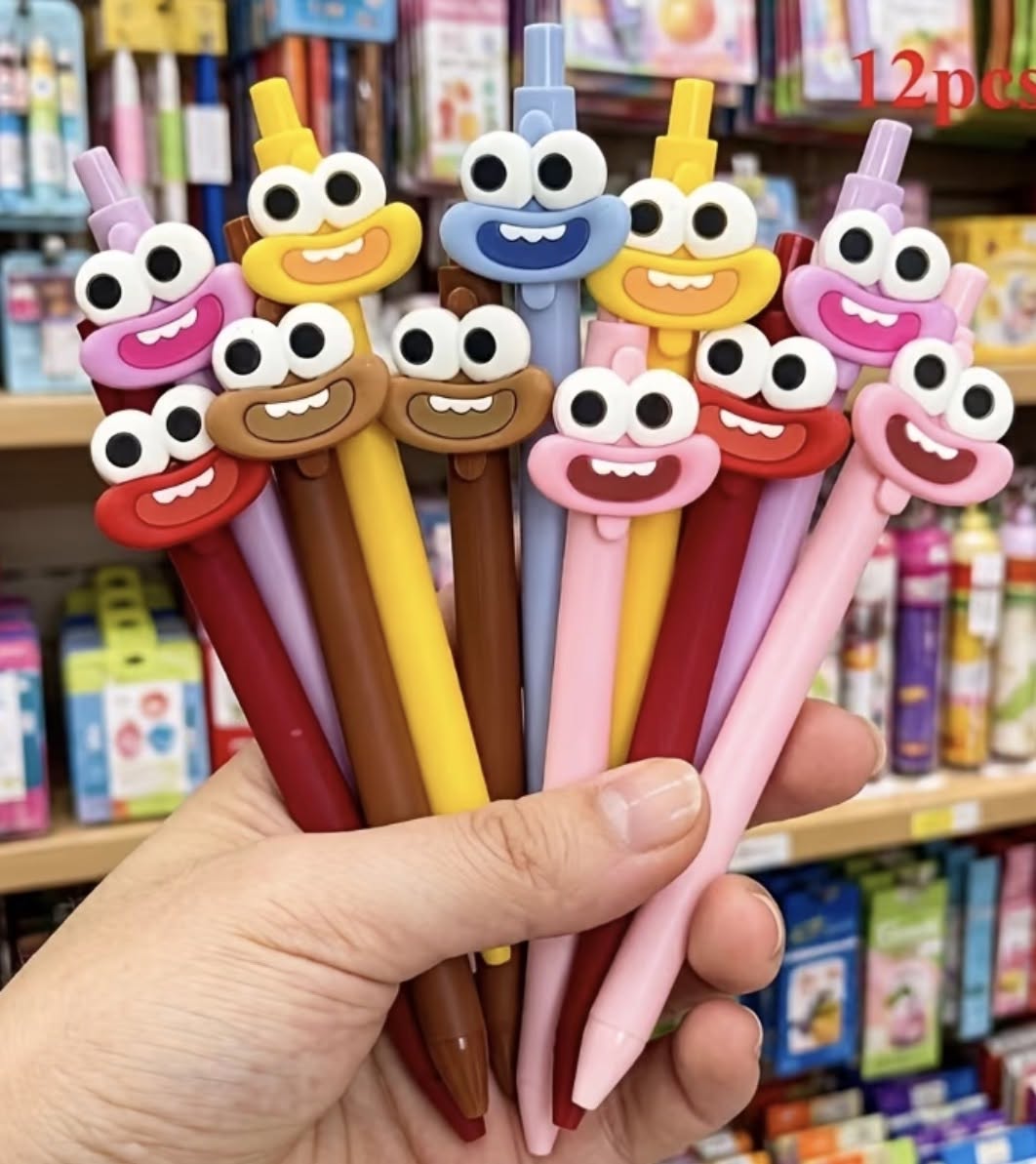 GOOGLY-EYED BLACK INK PENS
