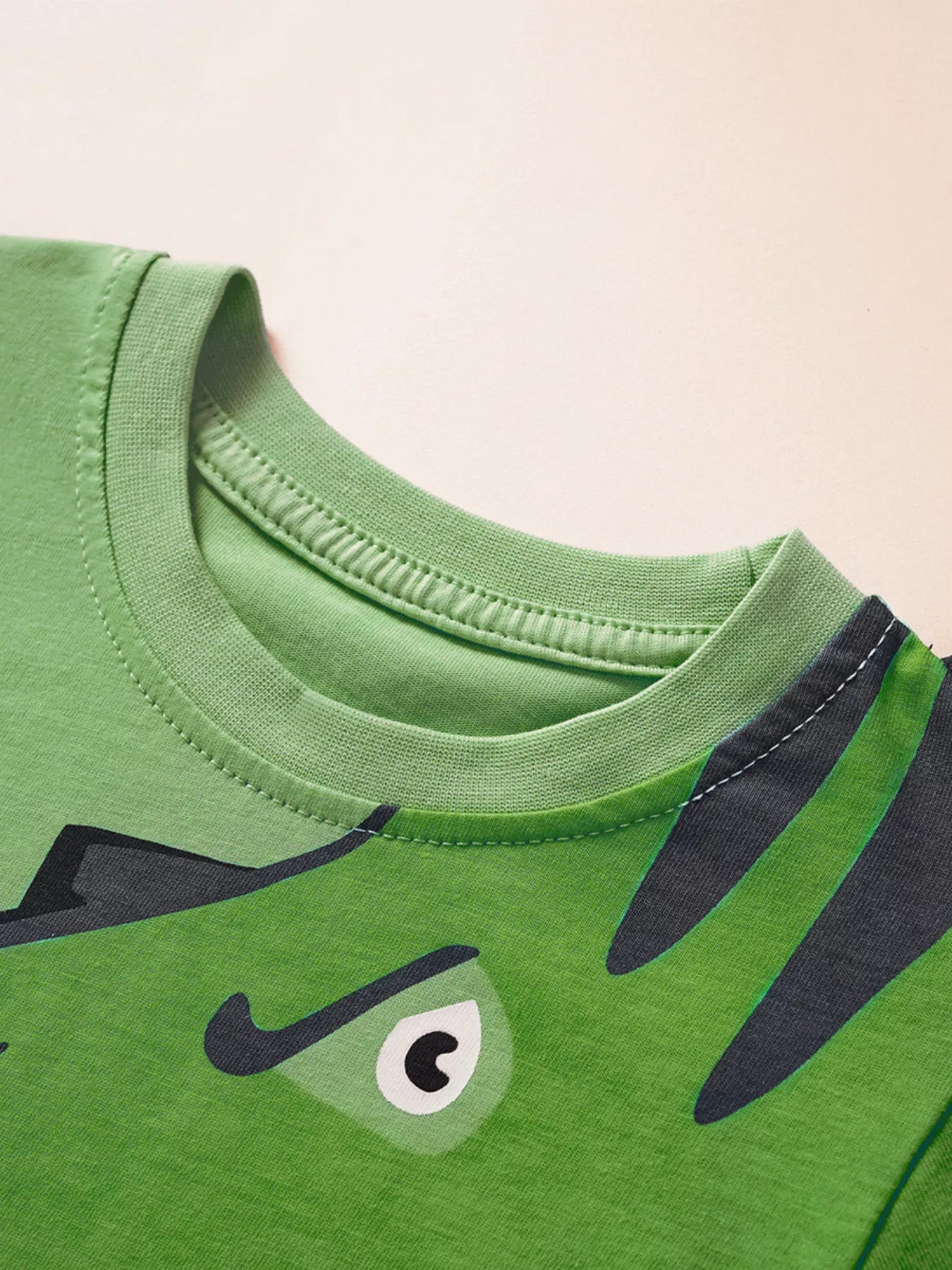 CHILDREN'S DINOSAUR GRAPHIC TEE AND SHORTS SET KIDS CLOTHING