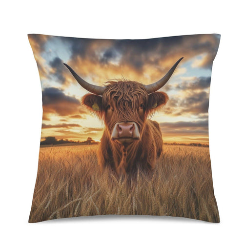 BEAUTIFUL HIGHLAND HEIFER SOFT PILLOW COVER Pillow Case