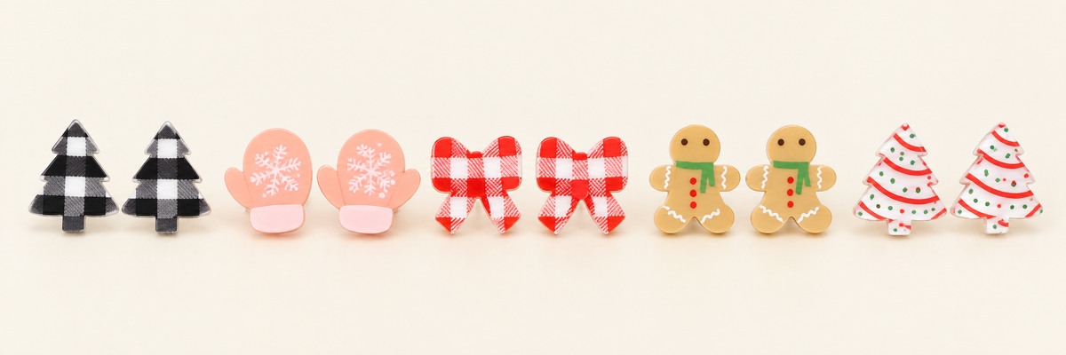 FASHION CHRISTMAS 5 DAYS OF THE WEEK EARRINGS | PICK YOUR THEME OR GRAB THEM ALL! Earrings