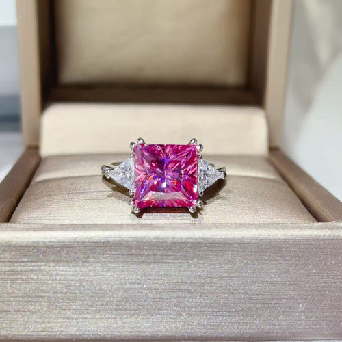 5 CARAT MOISSANITE .925 STERLING SILVER RING RINGS