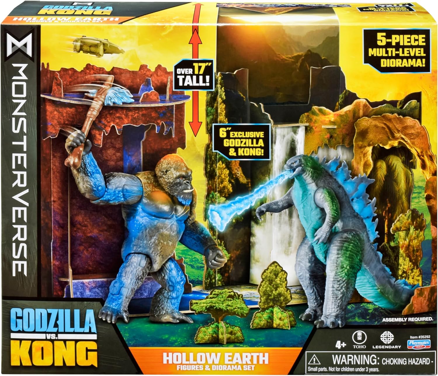 GODZILLA VS KONG - THE NEW EMPIRE - HOLLOW EARTH FIGURE BUNDLE TOY