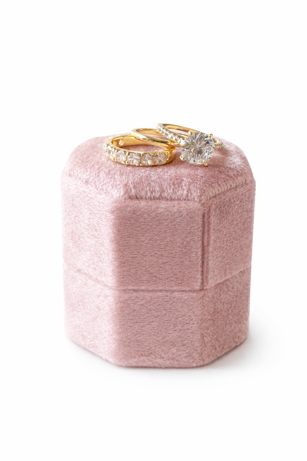 EVERLEIGH LUXE 3-PIECE RING SET - GOLD RING