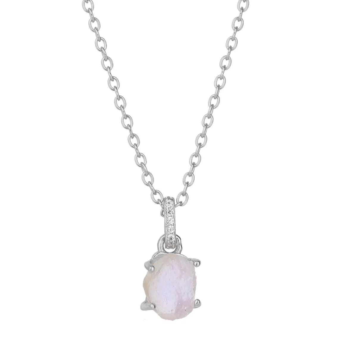 Moonstone 925 Sterling Silver Necklace