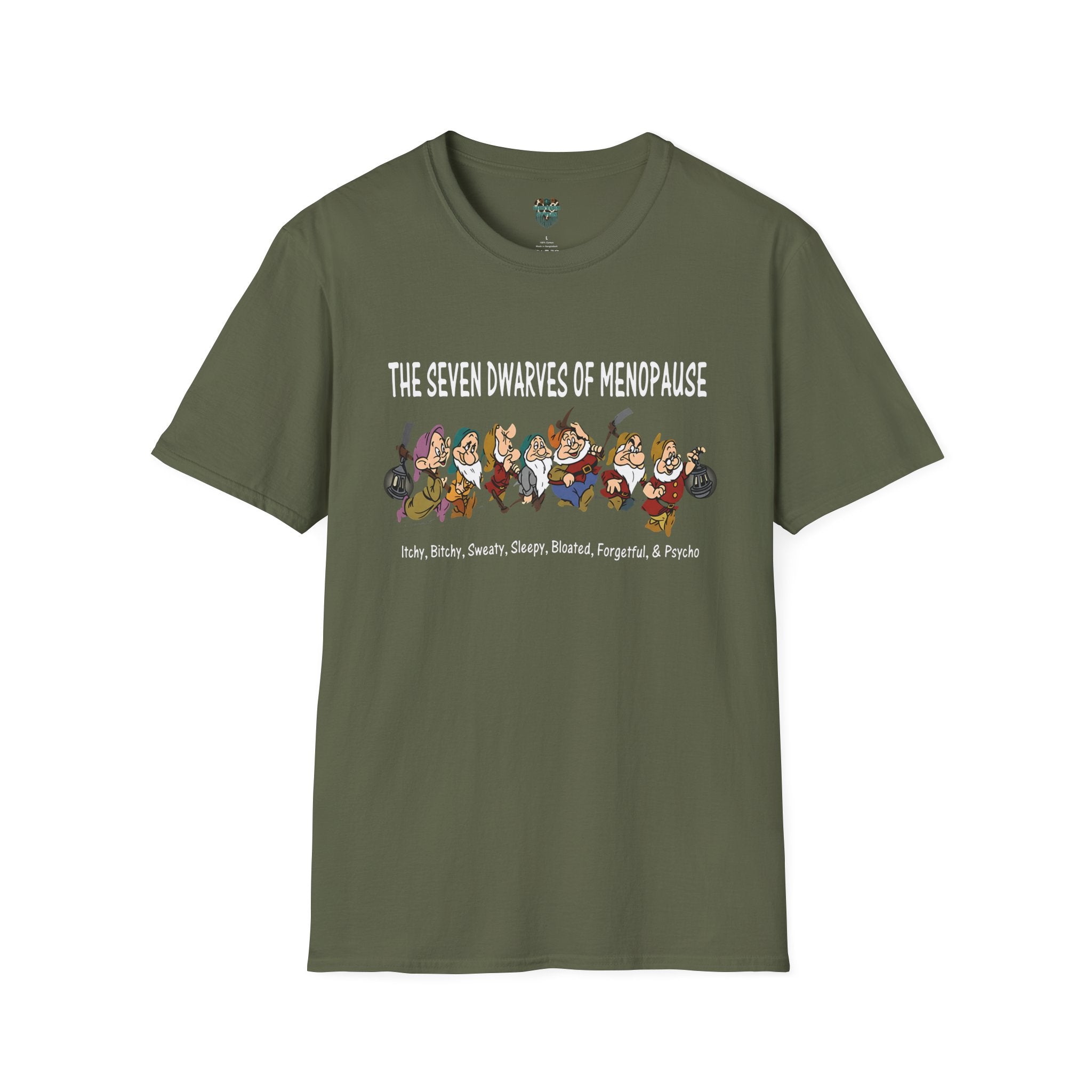 THE SEVEN DWARVES OF MENOPAUSE T-SHIRT T-Shirt