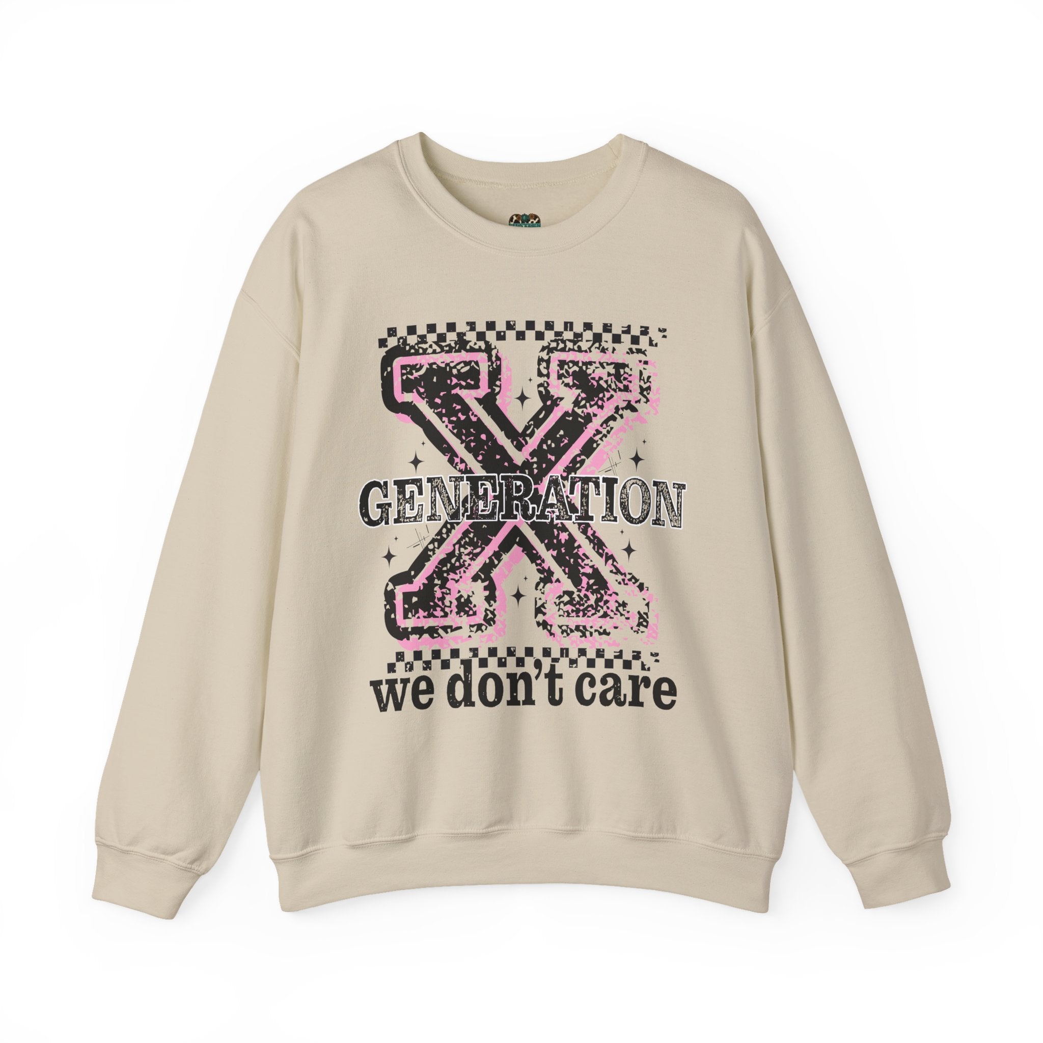 GENERATION X - WE DON'T CARE CUSTOM GRAPHIC SWEATSHIRT Sweatshirt