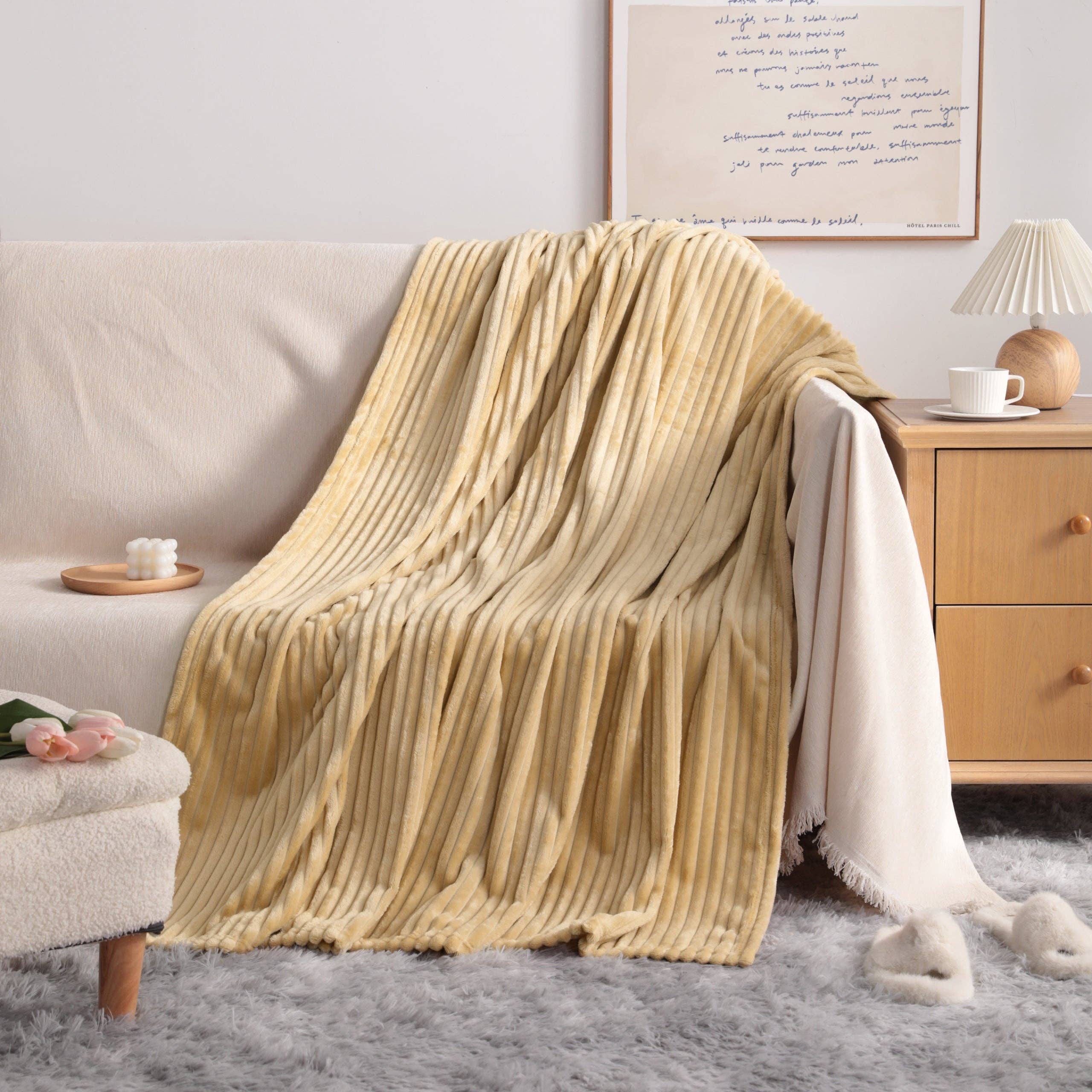 ALL SEASONS PLUSH FLANNEL FLEECE BLANKET Blanket