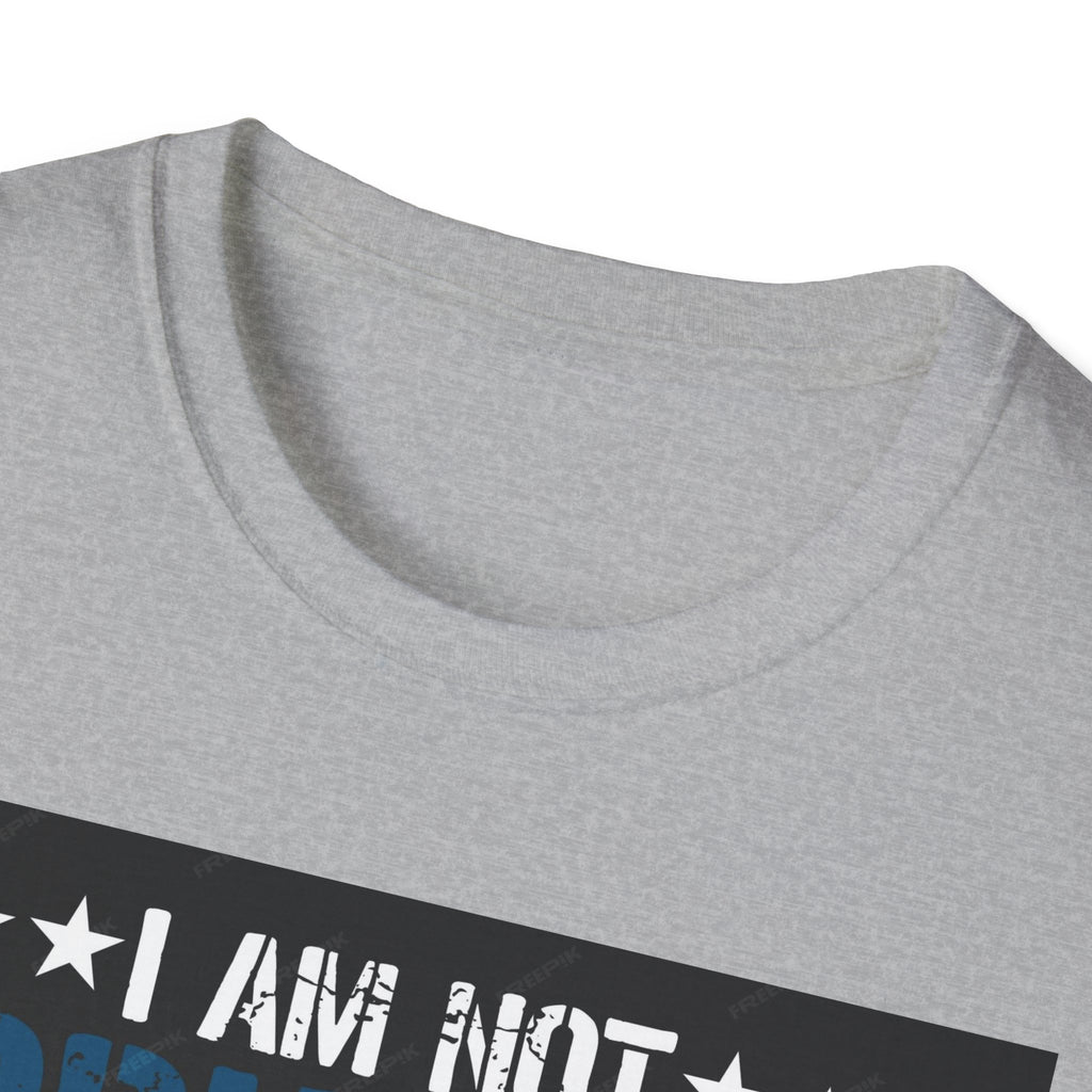 I AM NOT GRUMPY, I AM A VETERAN CUSTOM TEE