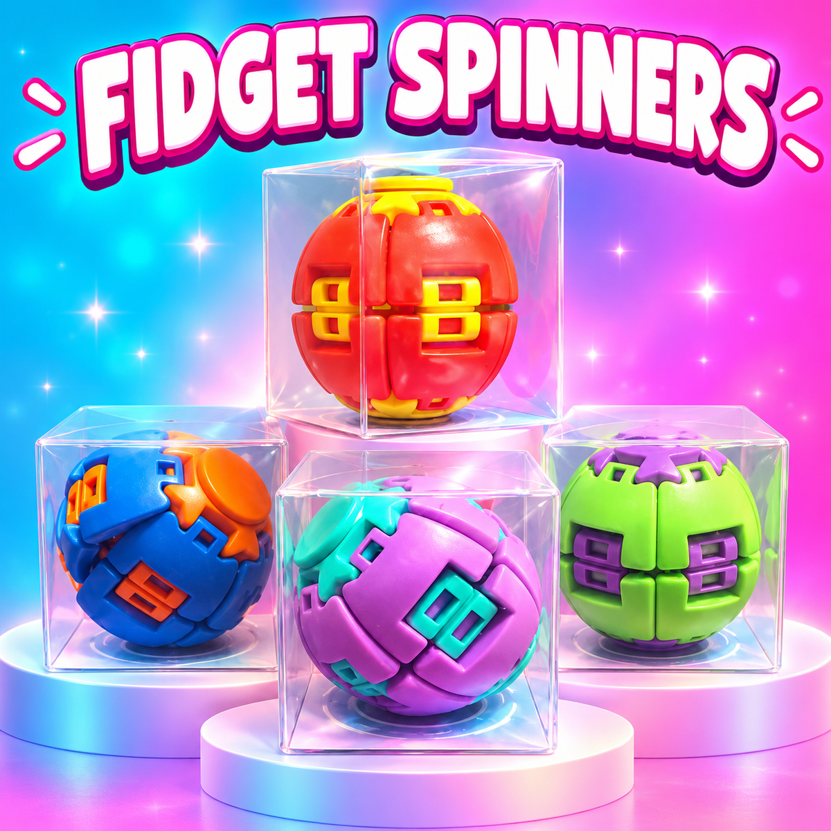 MULTI-COLOR FIDGET SPINNERS | YOU CHOOSE THE COLOR YOU WANT! fidget