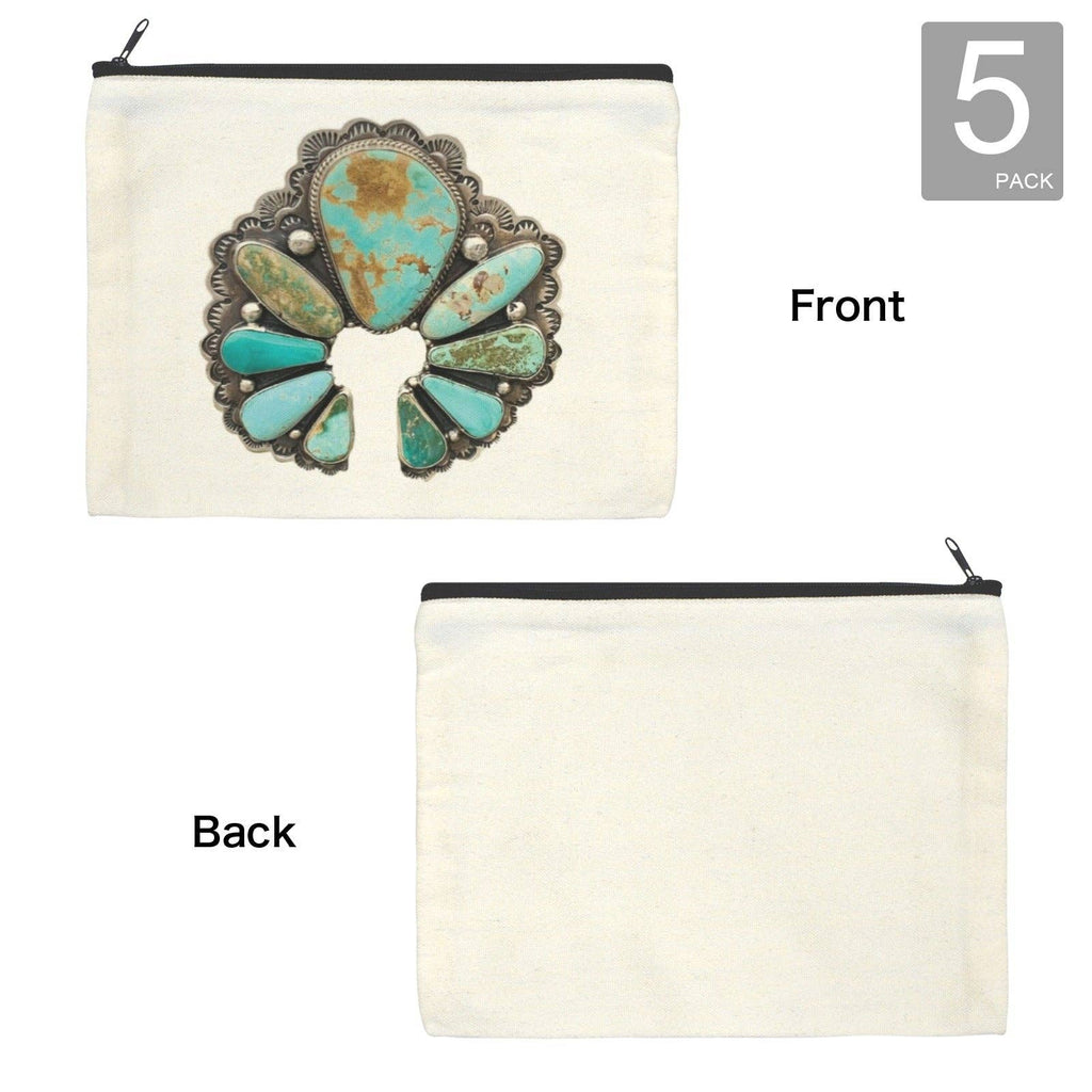 TURQUOISE NAJA ACCESSORY BAG - MADE IN THE USA!