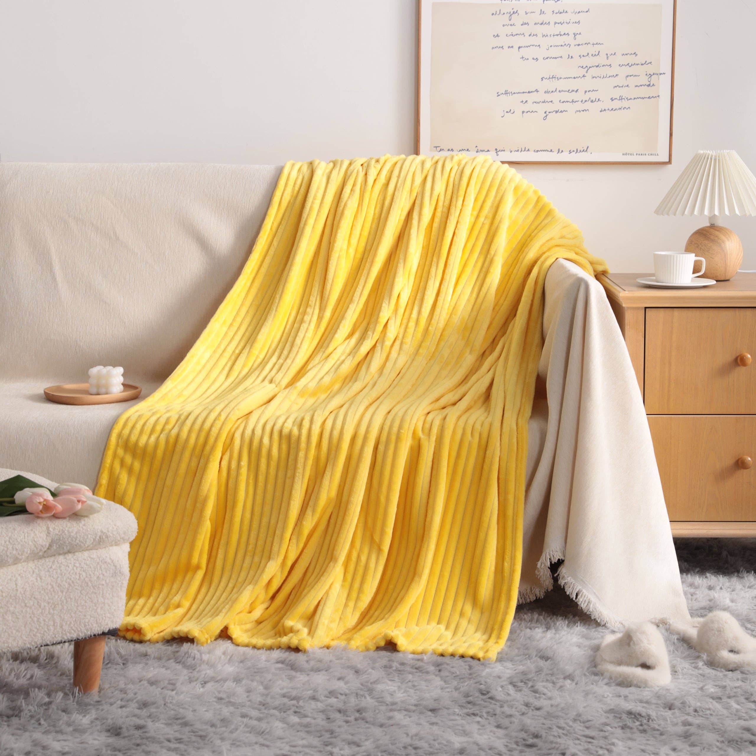 ALL SEASONS PLUSH FLANNEL FLEECE BLANKET Blanket