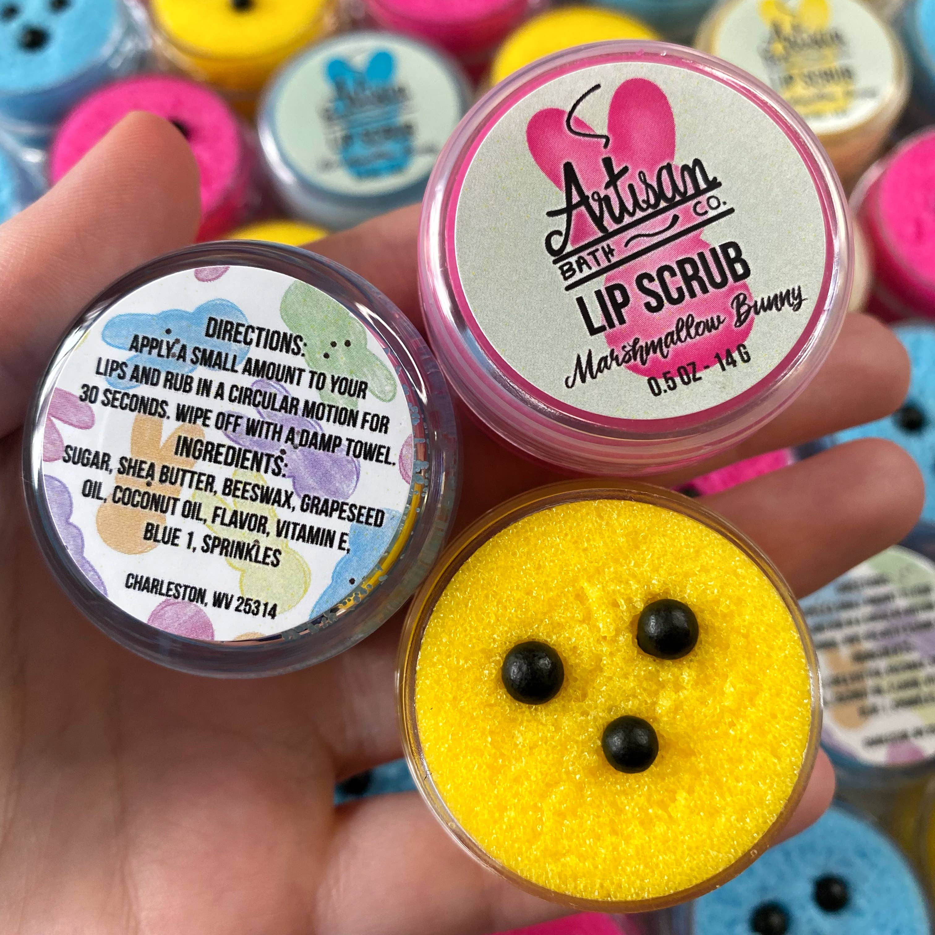 MARSHMALLOW BUNNY LIP SCRUB lip scrub