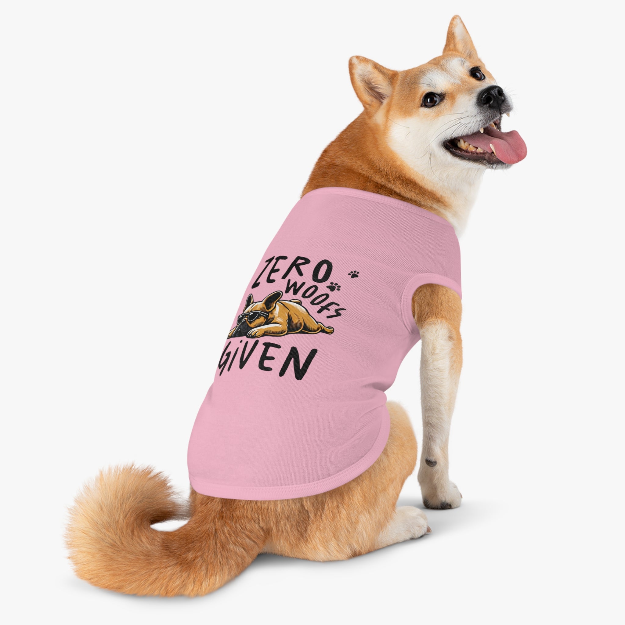 DOG TANK - "ZERO WOOFS GIVEN" PET TANK TOP Pets