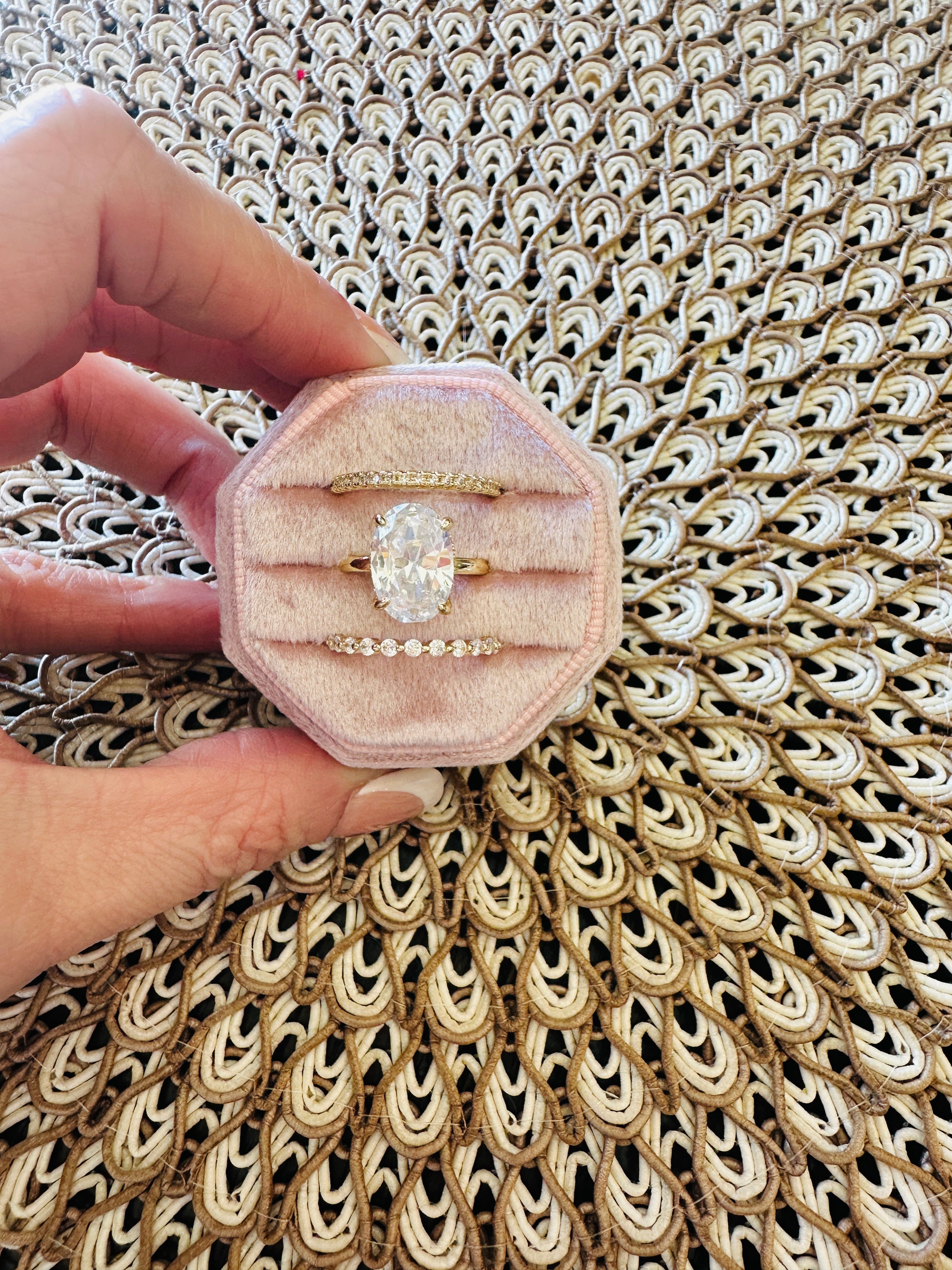 ALESSANDRA 3-PIECE LUXE RING SET - GOLD RING