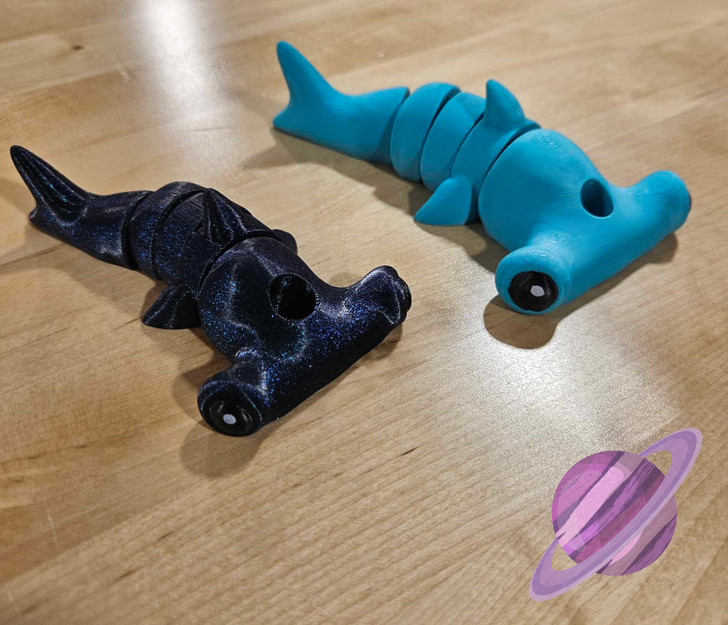 HAMMERHEAD SHARK-3D PRINTED STRAW BUDDY straw Topper