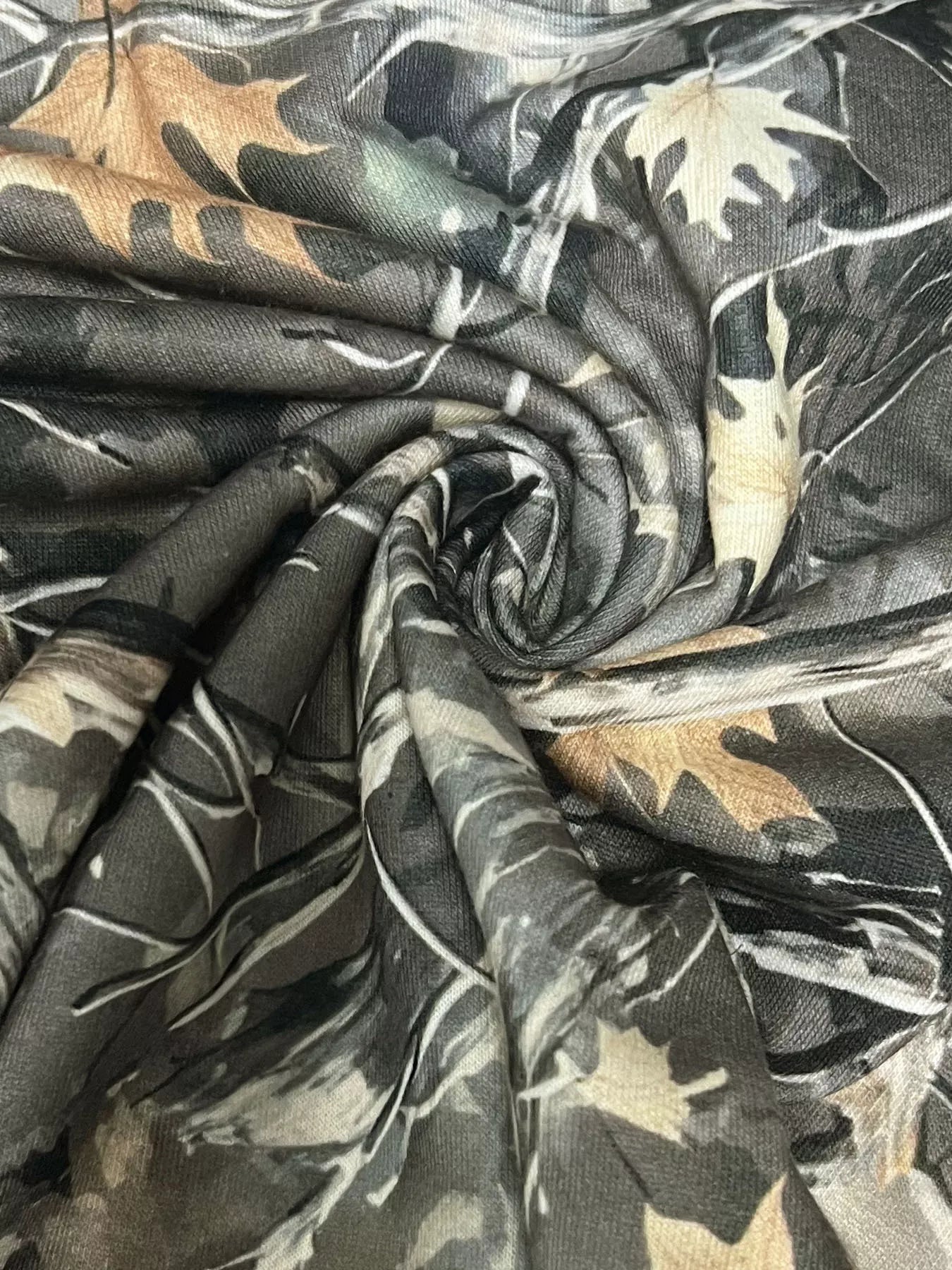 RELAXED FIT CAMO PRINT DRAWSTRING WAIST PANTS Pants