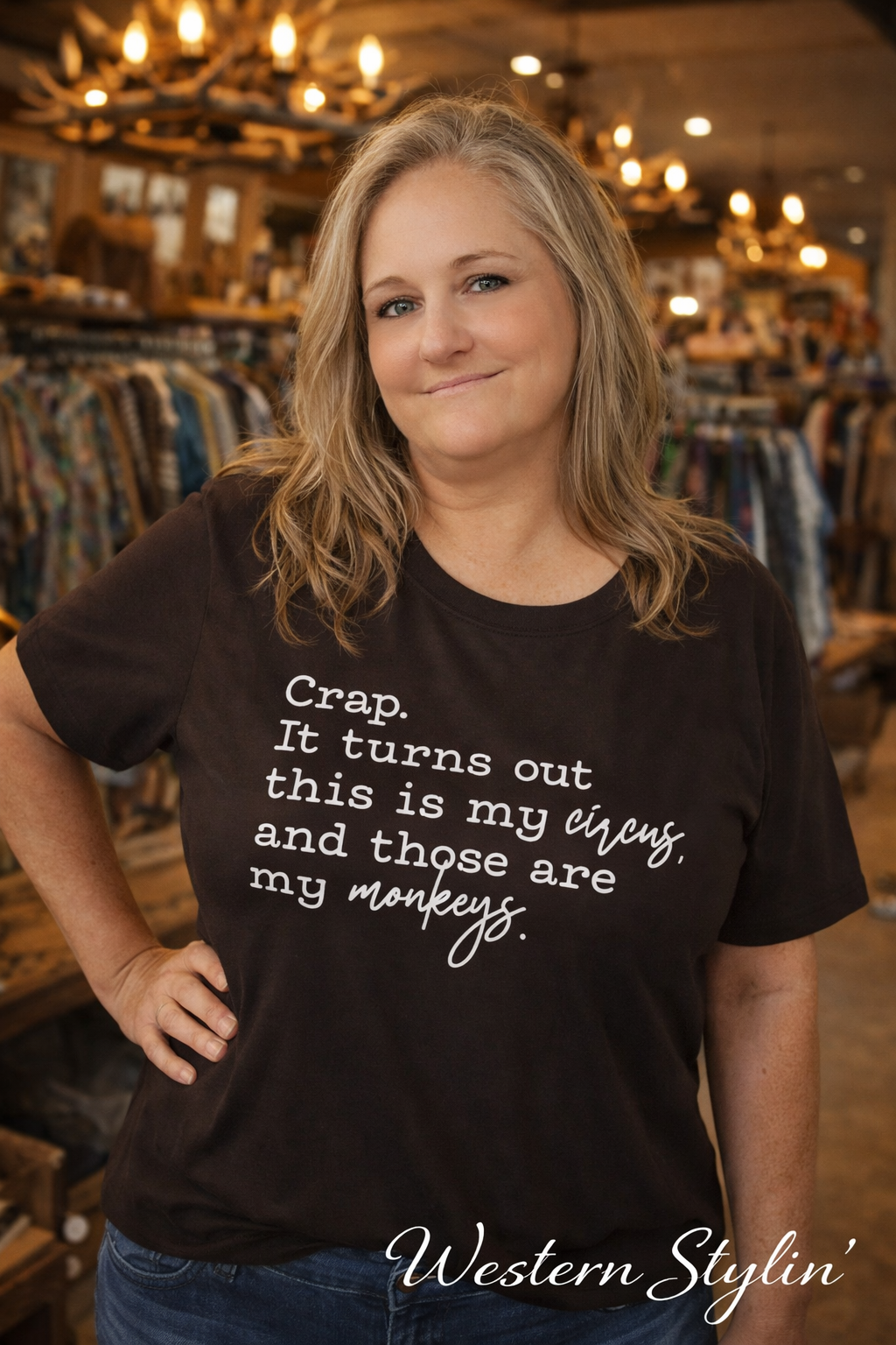 IT TURNS OUT THIS IS MY CIRCUS AND THESE ARE MY MONKEYS - CUSTOM DTF TSHIRT T-Shirt