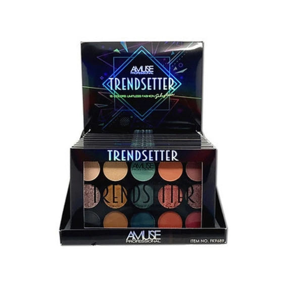 Avlure Trendsetter makeup palette packaging on a white background