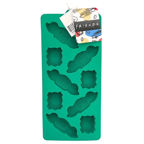 Green silicone mold with 'Friends' branding on a white background