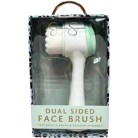 DUAL SIDED MINI FACE BRUSH | EXFOLIATES, CLEANSES AT HOME OR DURING TRAVEL facial tools