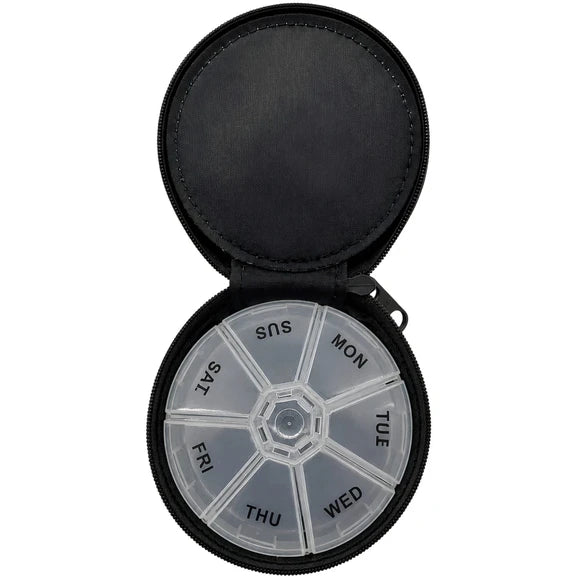 BEBE TAVEL PILL HOLDER CASE - STYLISH TRAVEL FOR YOUR HEALTH NEEDS