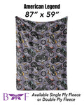 AMERICAN LEGEND 59X87" SOFT BLANKET