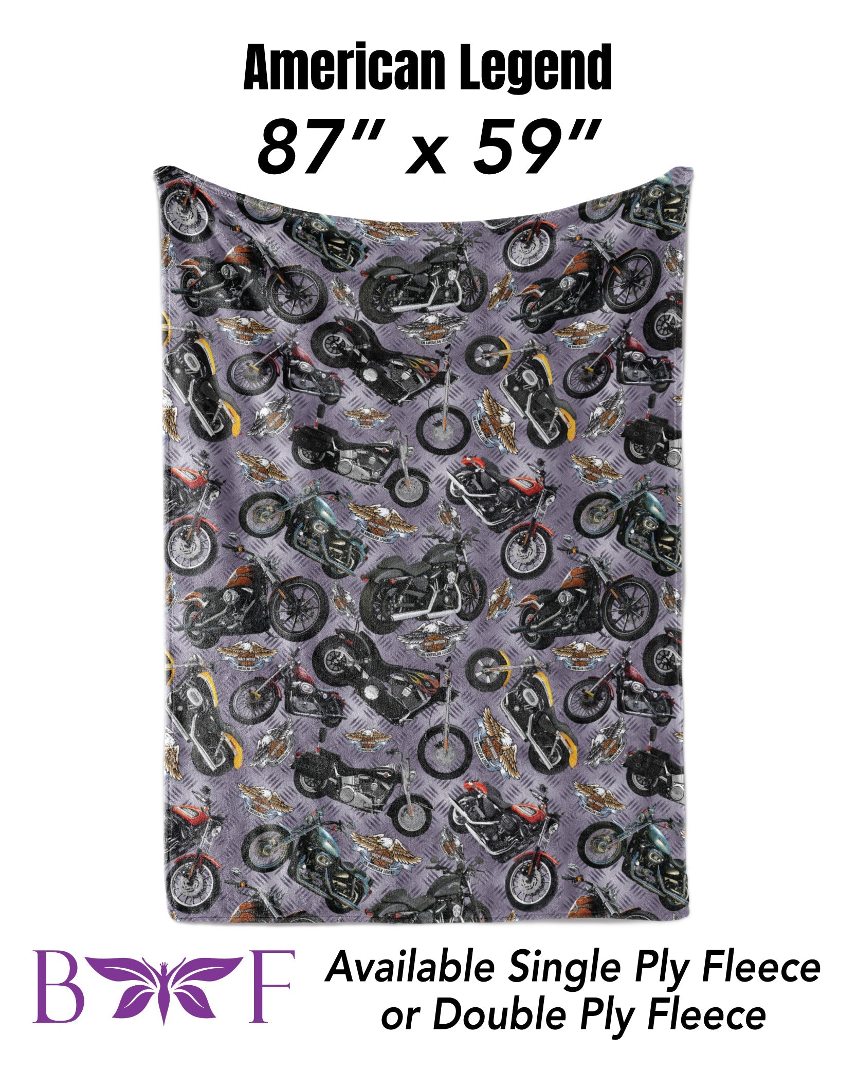 AMERICAN LEGEND 59X87" SOFT BLANKET