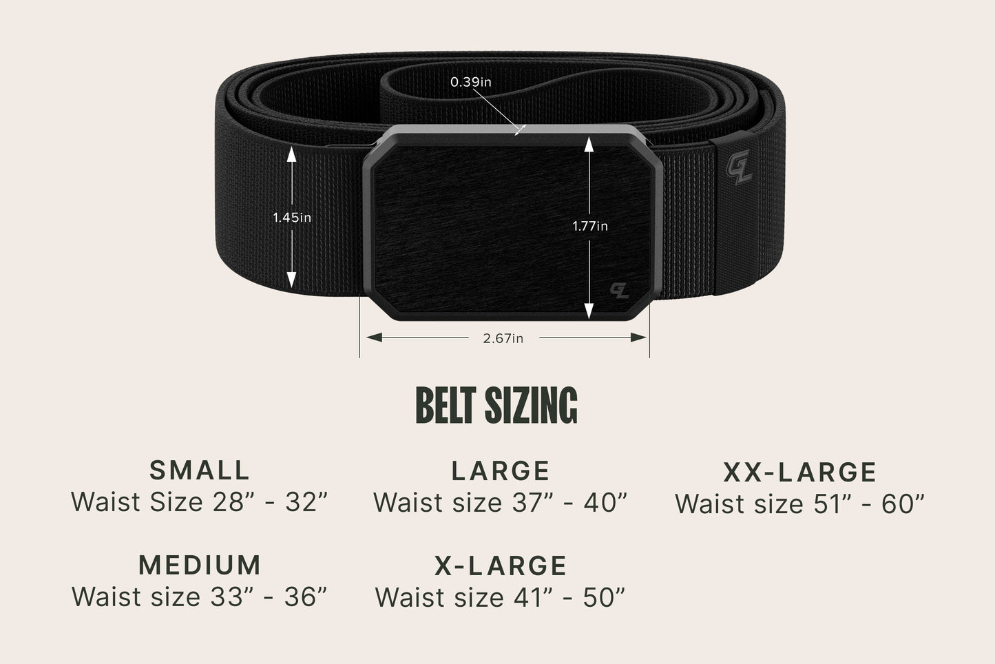 Groove Belt Gun Metal/Olive