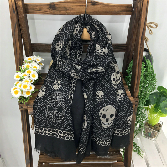 Zapps Printed Skulls Scarf