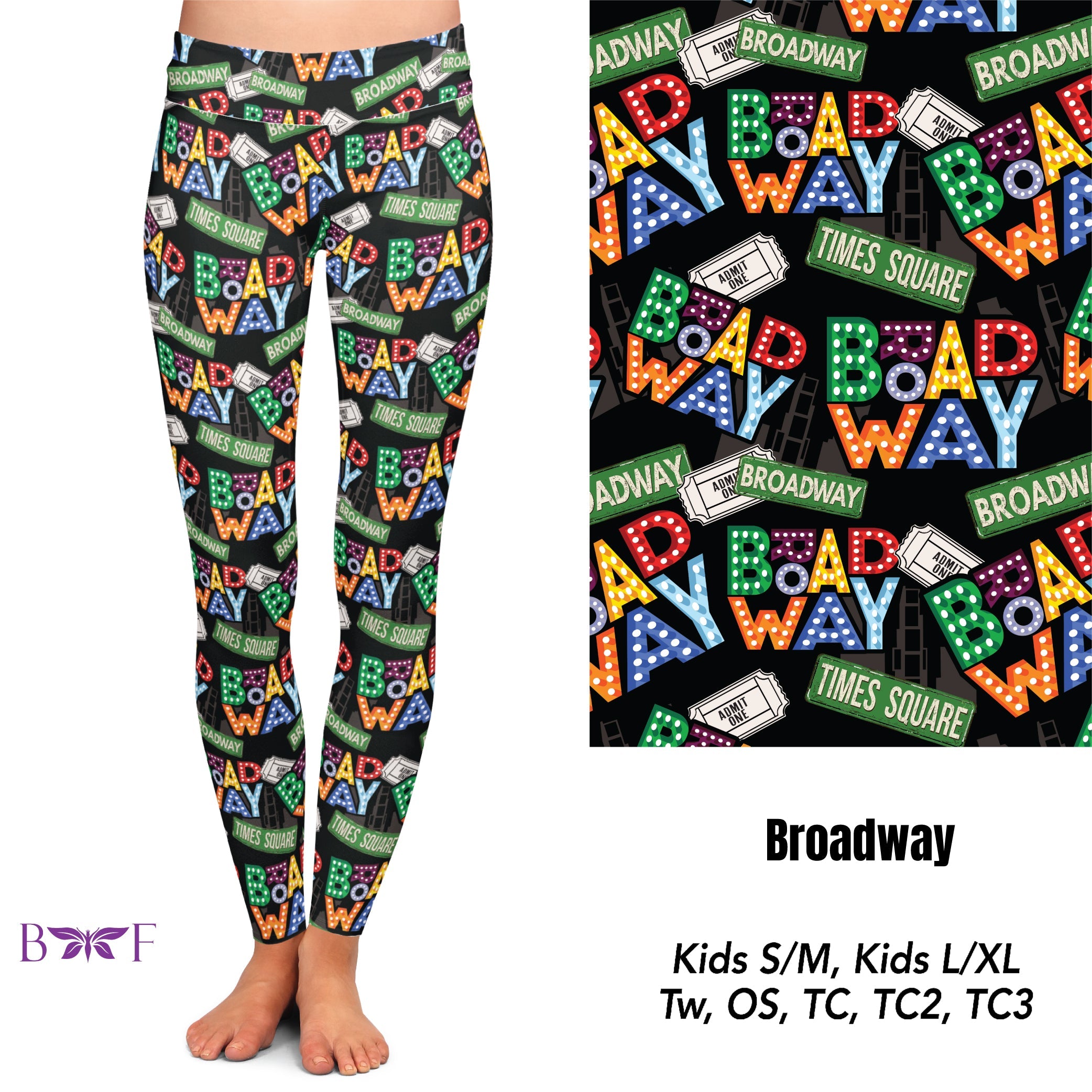 Broadway Leggings and  Capris with pockets