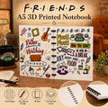 FRIENDS- 3D PRINTED REFILLABLE NOTEBOOK
