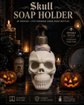 SKULL SOAP HOLDER- CUSTOM 3D PRINTED