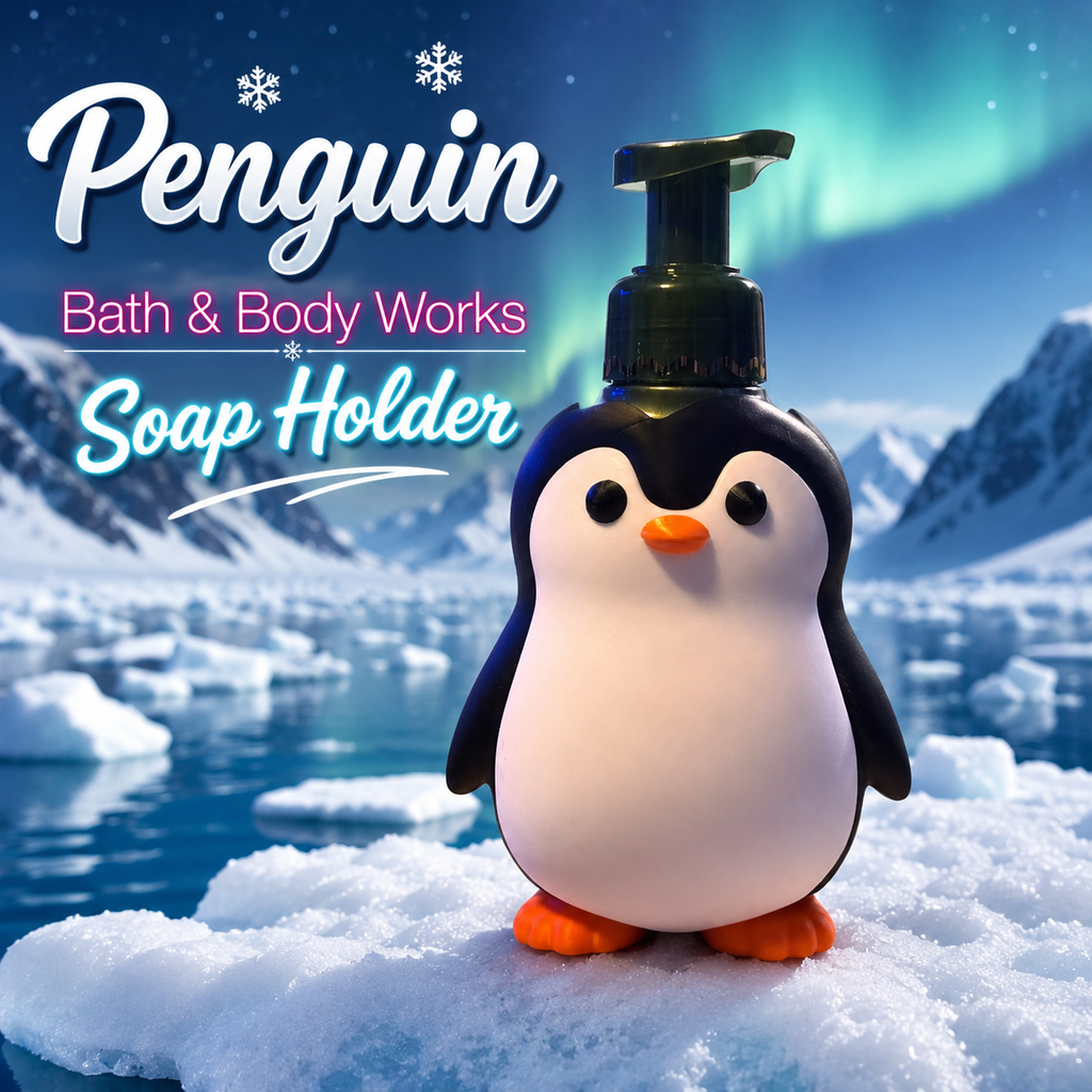 PENGUIN SOAP HOLDER- CUSTOM 3D PRINTED