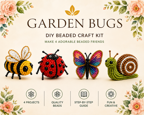 3D BEADED DO IT YOURSELF CRAFT KITS - FOR ALL AGES CRAFT