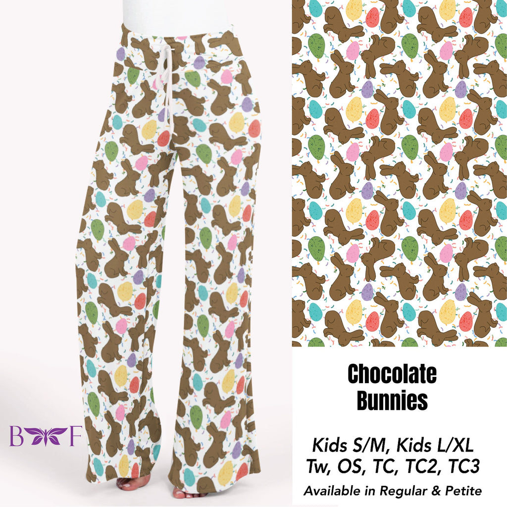 Chocolate Bunny skorts and kids leggings with pockets