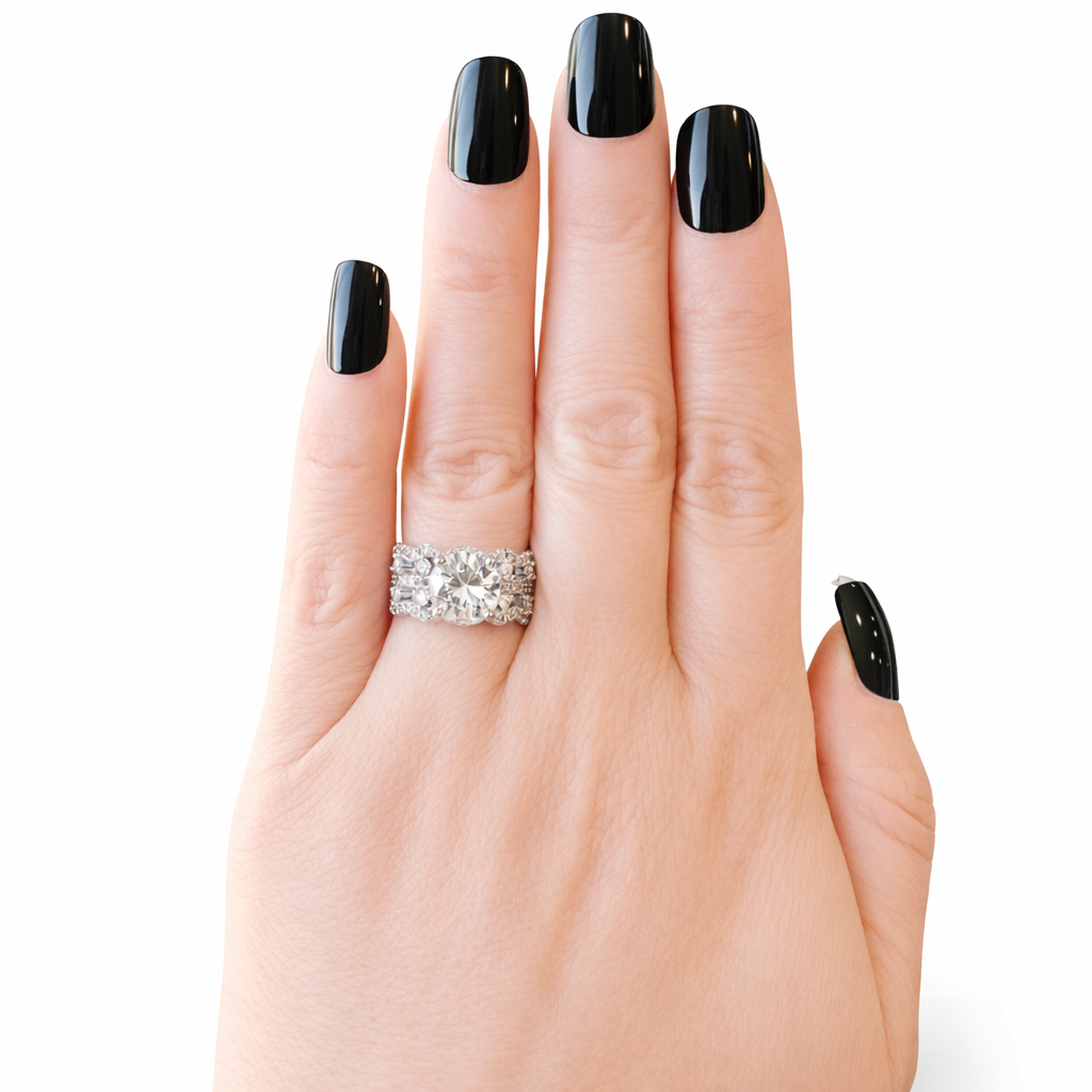 VIRELLA LUXE PAVE STATEMENT RING ring