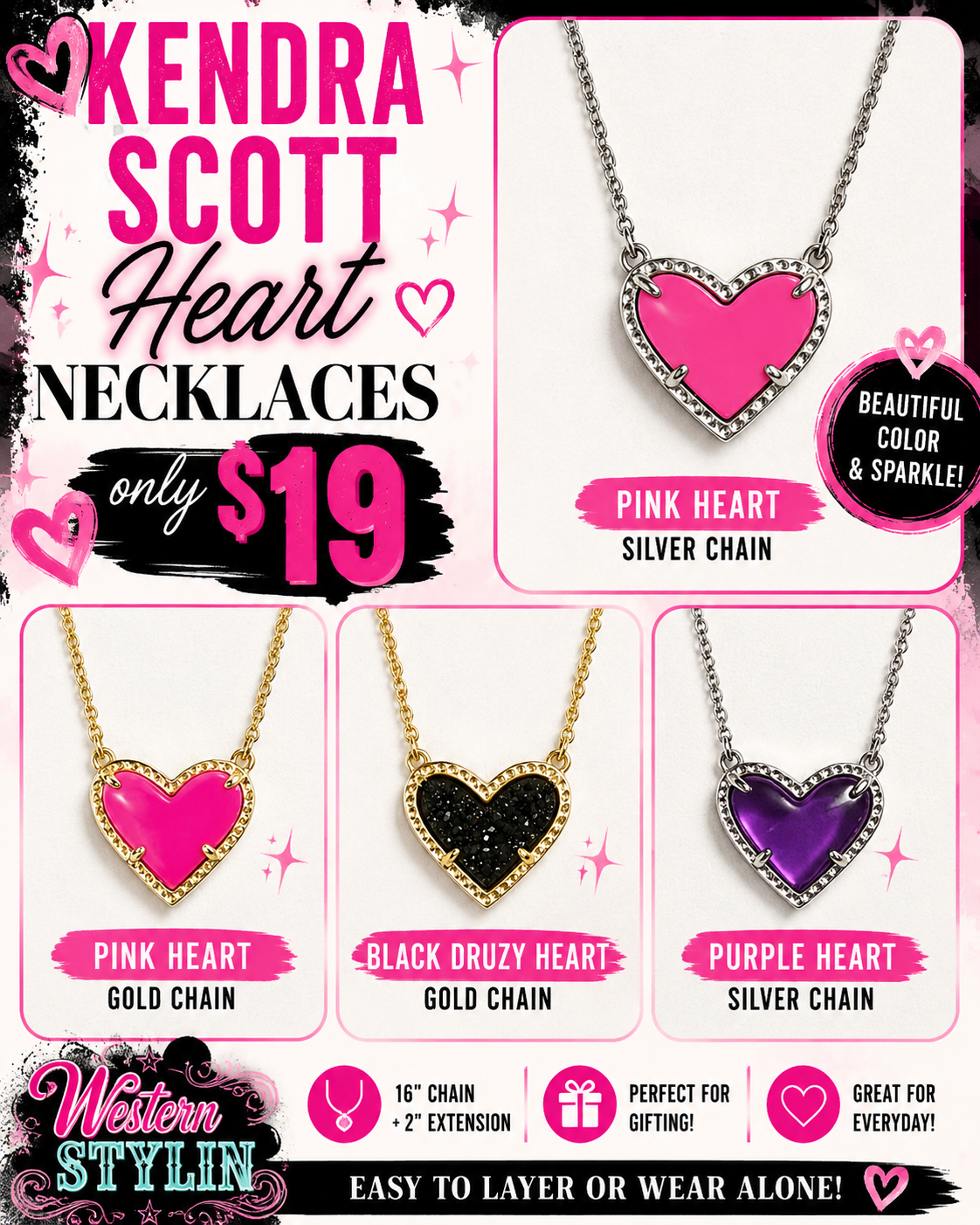 kendra scott heart necklaces 