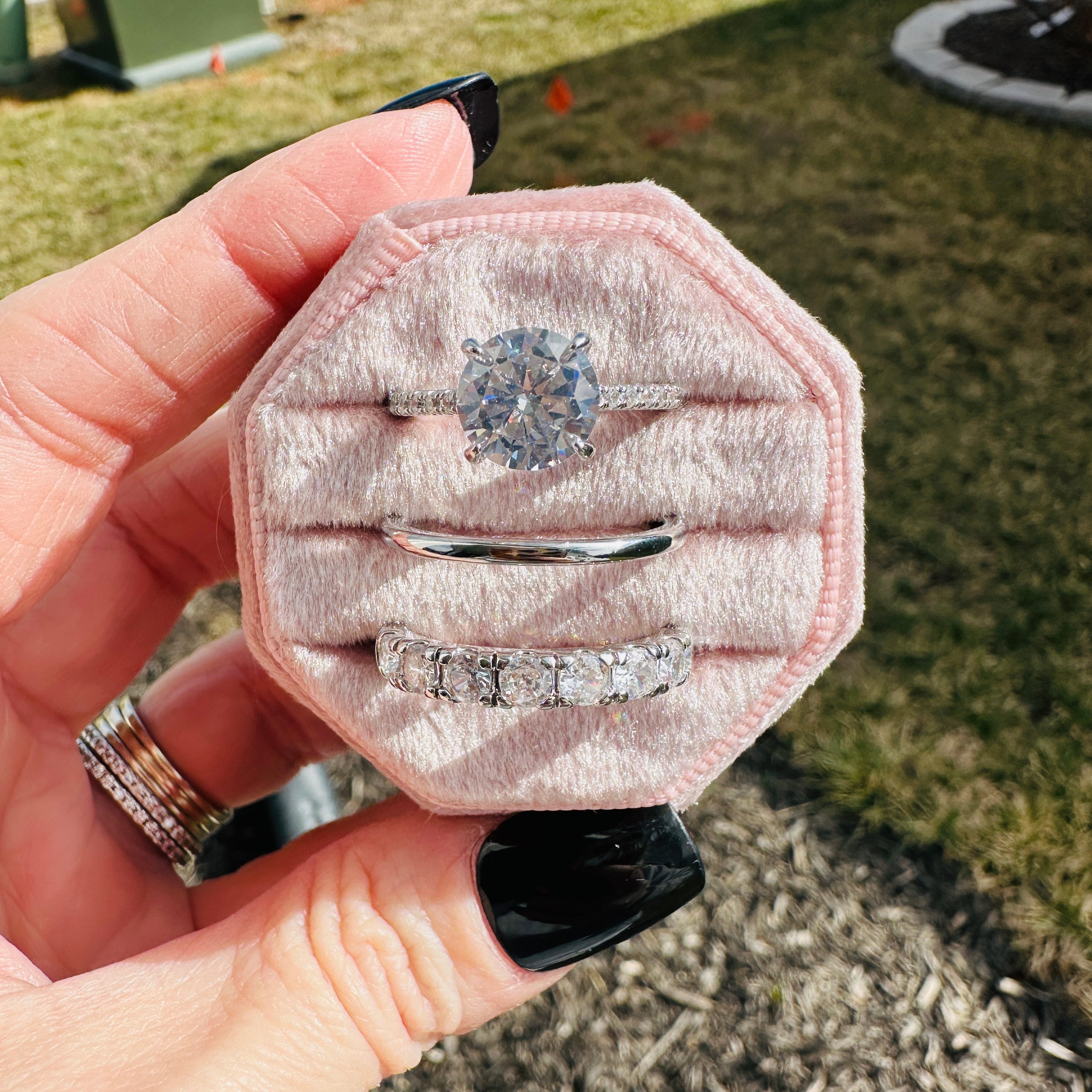 EVERLEIGH LUXE 3-PIECE RING SET - SILVER RING