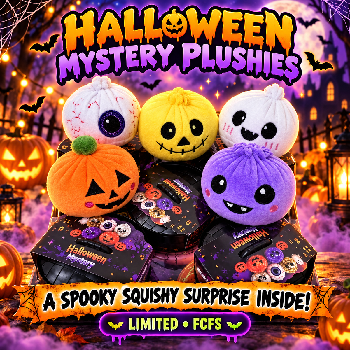 MYSTERY PLUSH SQUISHIES IN HALLOWEEN THEME - GREAT FOR SENSORY NEEDS