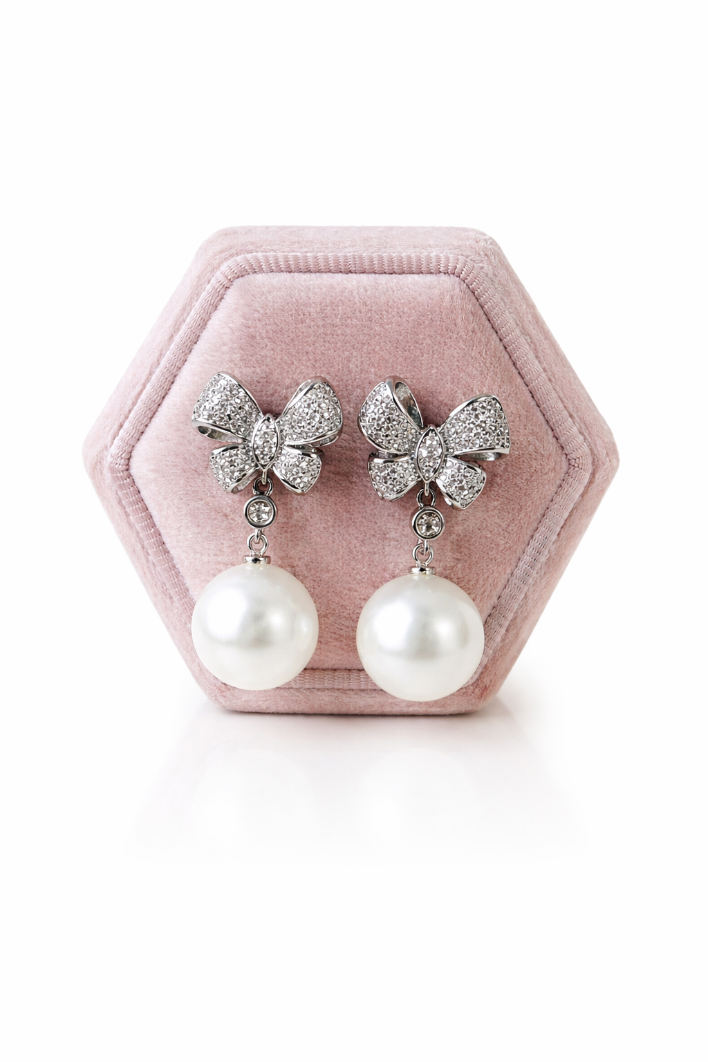 PEARL BOW EARRINGS Earrings