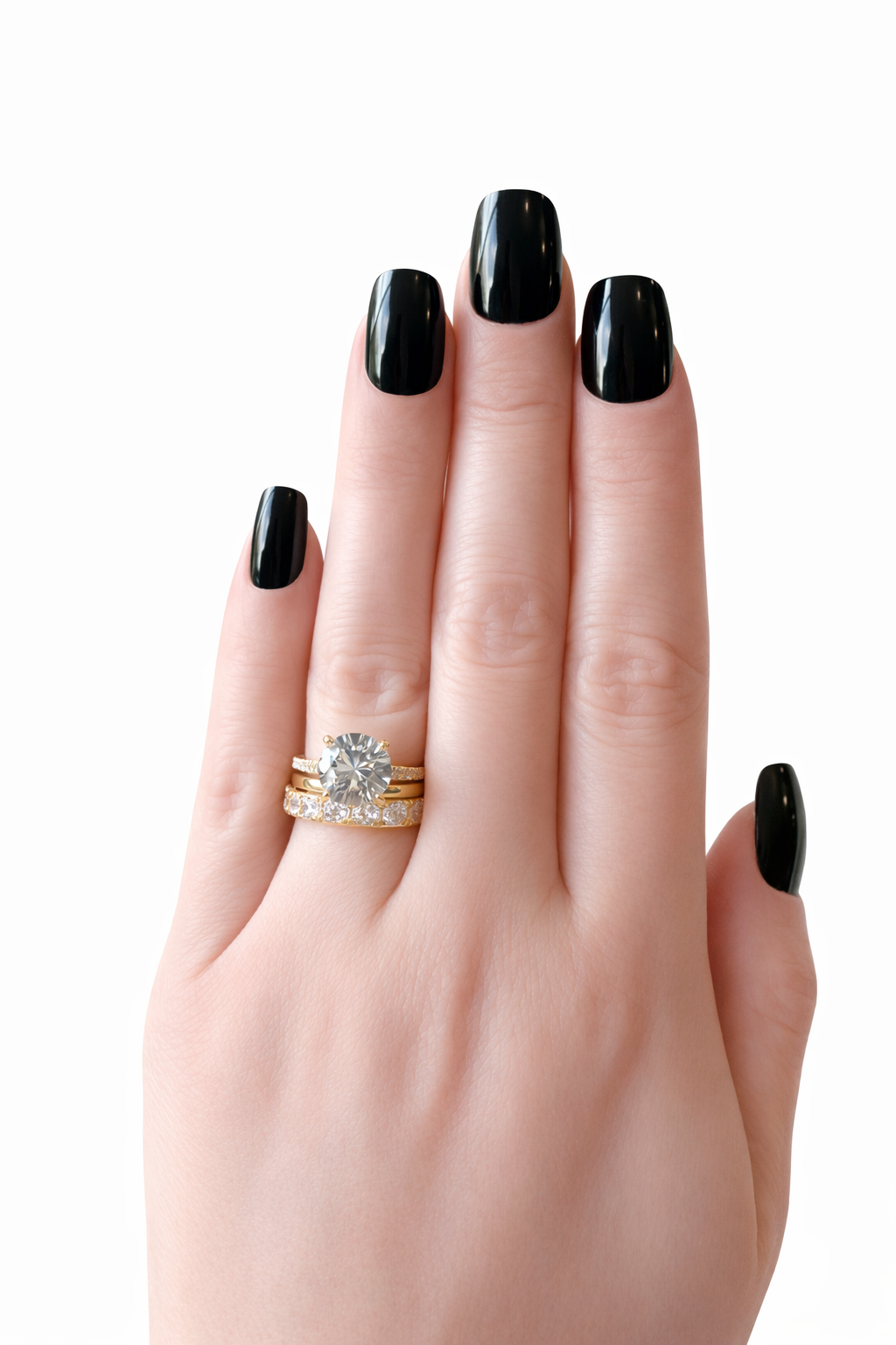 EVERLEIGH LUXE 3-PIECE RING SET - GOLD RING