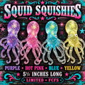 SQUID MALTOSE-FILLED SQUISHY | CHOOSE YOUR COLOR sensory toy