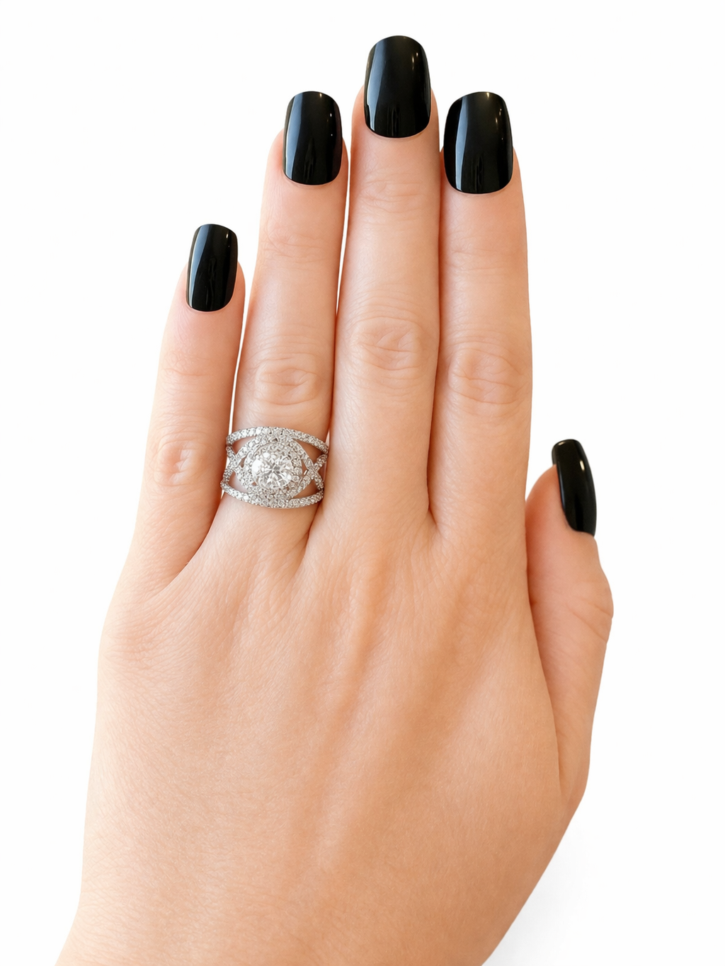 ISOLDE GRAND HALO WRAP RING RING