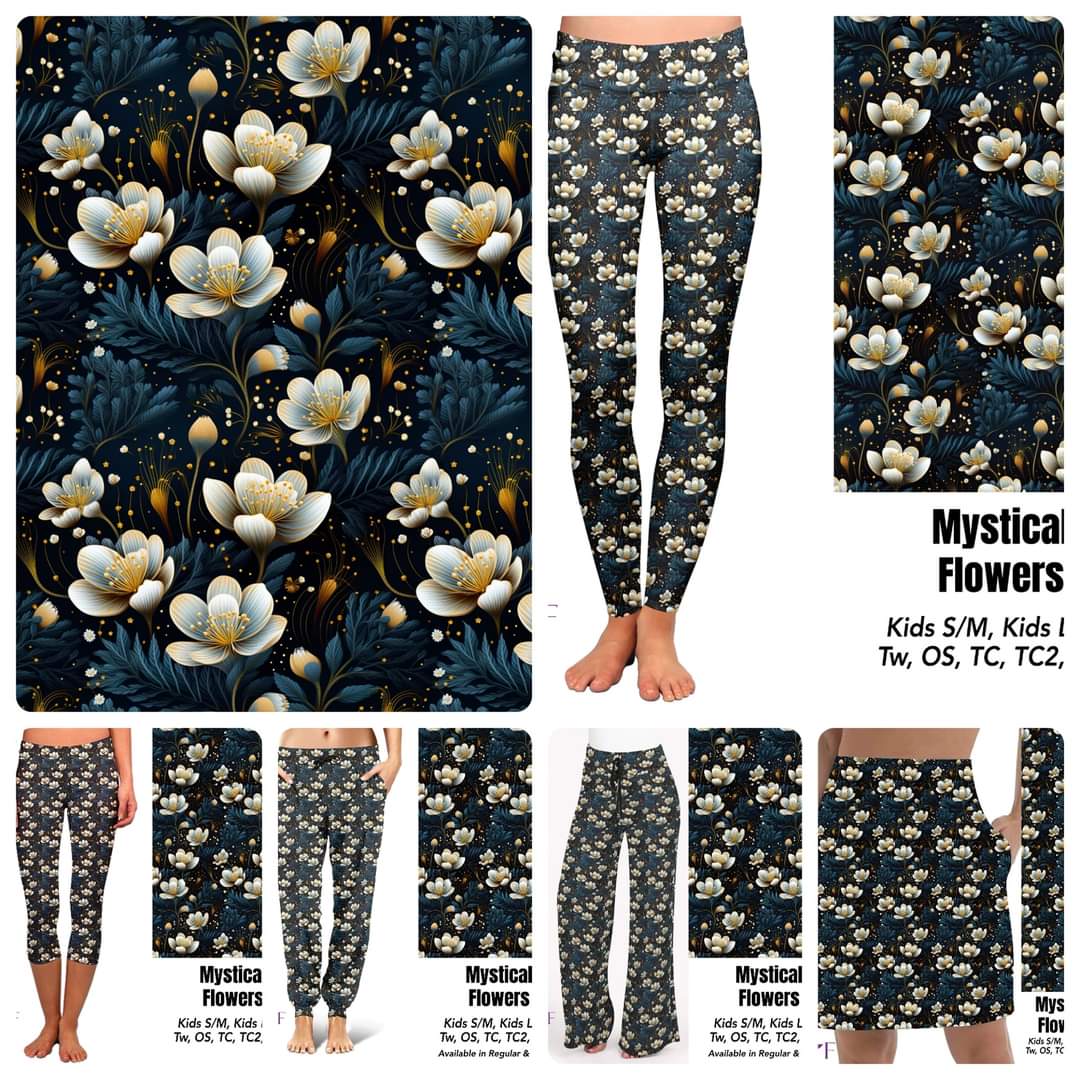 Mystical Floral skorts with pockets